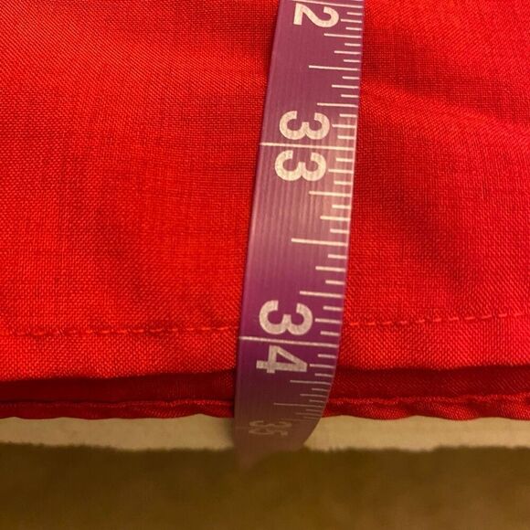 Oobe Chikfila Red Long Sleeve Button Down Team Member Shirt Sz 3XL - Picture 12 of 12